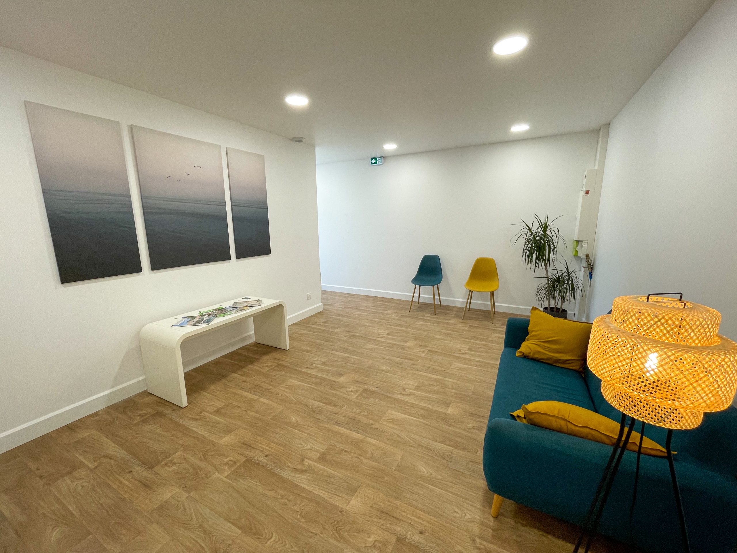 salle d'attente cabinet osteo nivillac - Paul Coëtmellec